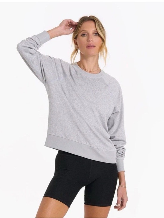 Vuori Tops - Vuori Halo Long Sleeve Crew Charcoal DreamKnit™ Pullover Women's XS Sweatshirt